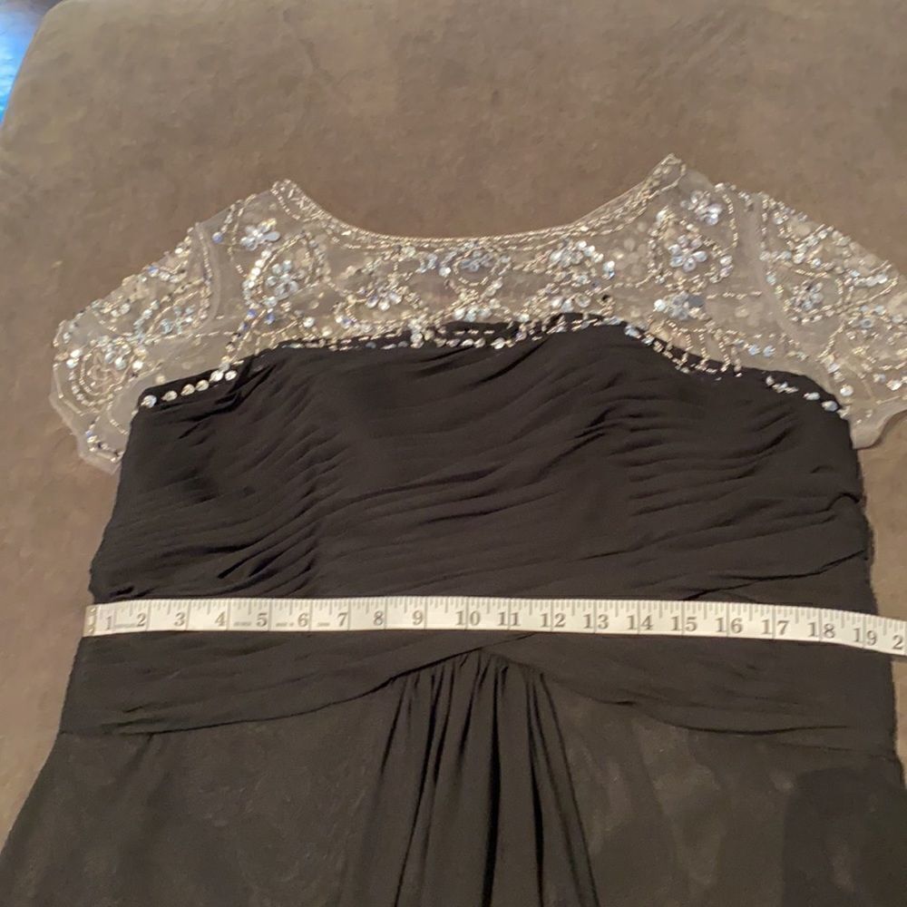 Women’s Black Long Chiffon Dress XL *READ DESCRIPTION** - Picture 7 of 10